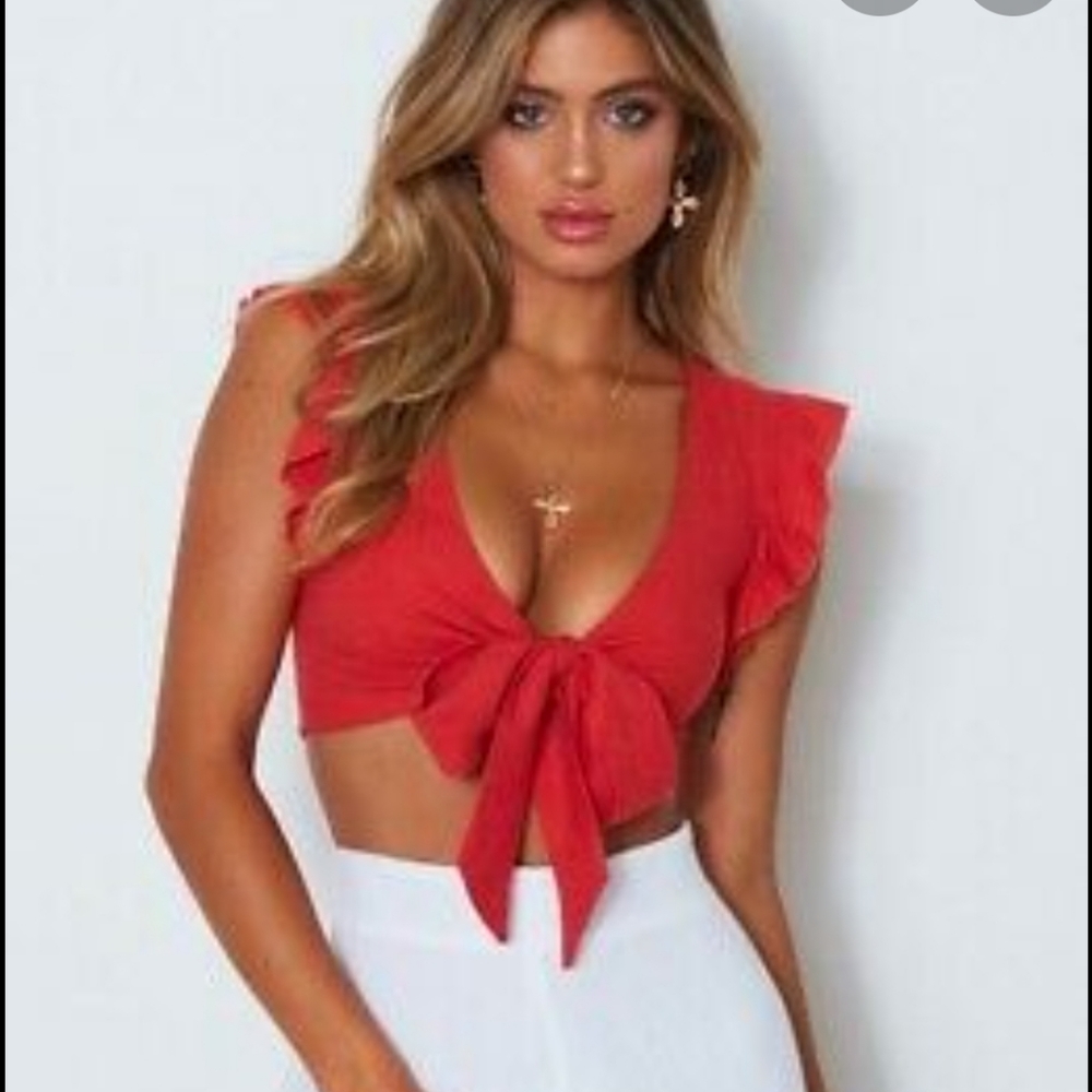 Show Me Your Mumu Florence Ruffle Crop